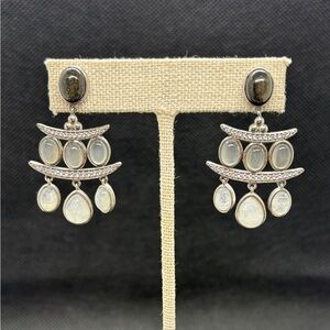 Art Deco Onyx, Gray Moonstone, White Moonstone, Australian crystal chandeliers
